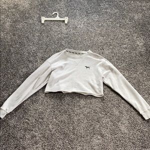 Victoria’s Secret PINK Cropped Sweatshirt Pullover